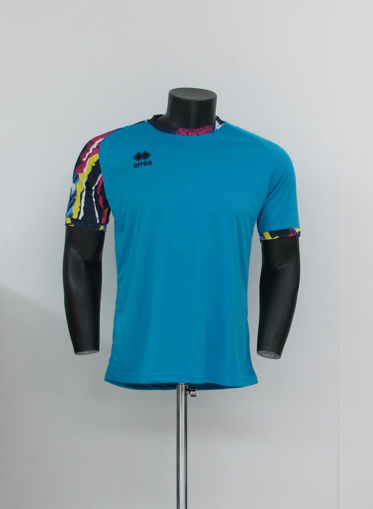 ERREA t shirt uomo padel PADDY AD GM0U0C35990 CYAN MULTICOLOR