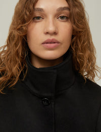 Thumbnail for PENNYBLACK cappotto donna lana collo alto LIZ 2521016013200 010 NERO inverno 2025