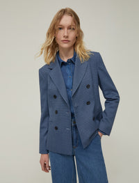 Thumbnail for PENNYBLACK giacca donna blazer doppiopetto PRIORE 2521046093200 009 BLUETTE CELESTE inverno 2025