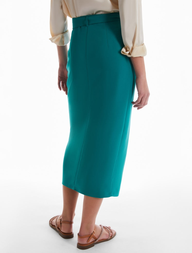 PENNYBLACK gonna donna midi matita ISEO 2411101082200 005 VERDE SMERALDO estate 2024