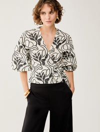 Thumbnail for PENNYBLACK camicia donna blusa cotone ricami PBPGIUSTO 2611111242200 001 BIANCO estate 2026