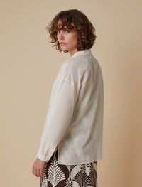 Thumbnail for PENNYBLACK camicia donna manica lunga voile cotone GABRIEL 2511111293200 001 AVORIO estate 2025