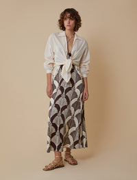 Thumbnail for PENNYBLACK camicia donna manica lunga voile cotone GABRIEL 2511111293200 001 AVORIO estate 2025