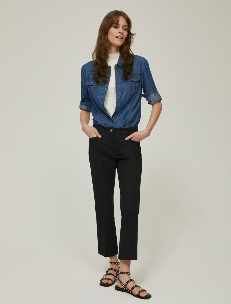 PENNYBLACK pantaloni donna zampetta PENNYFLARE 2521136033200 006 NERO inverno 2025