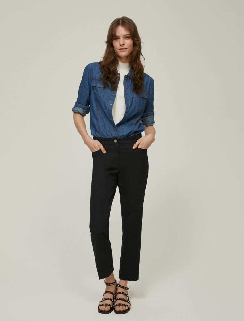 PENNYBLACK pantaloni donna zampetta PENNYFLARE 2521136033200 006 NERO inverno 2025