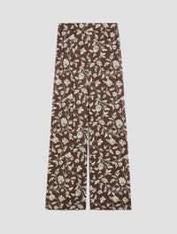 Thumbnail for PENNYBLACK pantaloni donna palazzo viscosa PBBUTILITA 2611131113200 010 MARRONE PANNA estate 2026