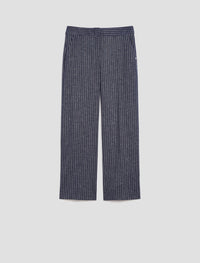 Thumbnail for PENNYBLACK pantaloni donna palazzo cotone lino NAGE 2511131173200 005 BLU estate 2025