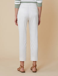 Thumbnail for PENNYBLACK pantaloni donna slim raso cotone KARTAL 2511131183200 001 AVORIO estate 2025