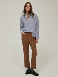 Thumbnail for PENNYBLACK pantaloni donna zampetta PENNYFLARE 2521136033200 005 MARRONE inverno 2025