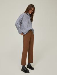 Thumbnail for PENNYBLACK pantaloni donna zampetta PENNYFLARE 2521136033200 005 MARRONE inverno 2025