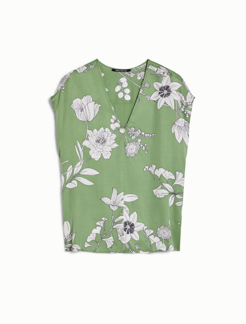 PENNYBLACK camicia donna blusa BENGASI 2411161033200 003 VERDE estate 2024