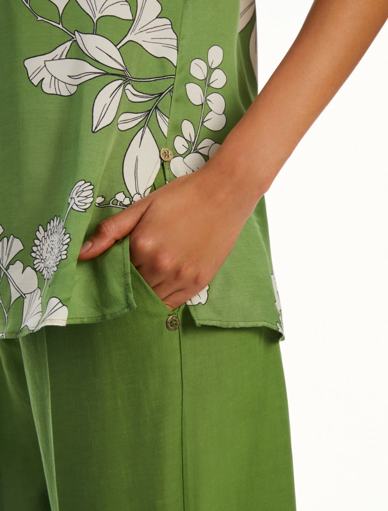 PENNYBLACK camicia donna blusa BENGASI 2411161033200 003 VERDE estate 2024