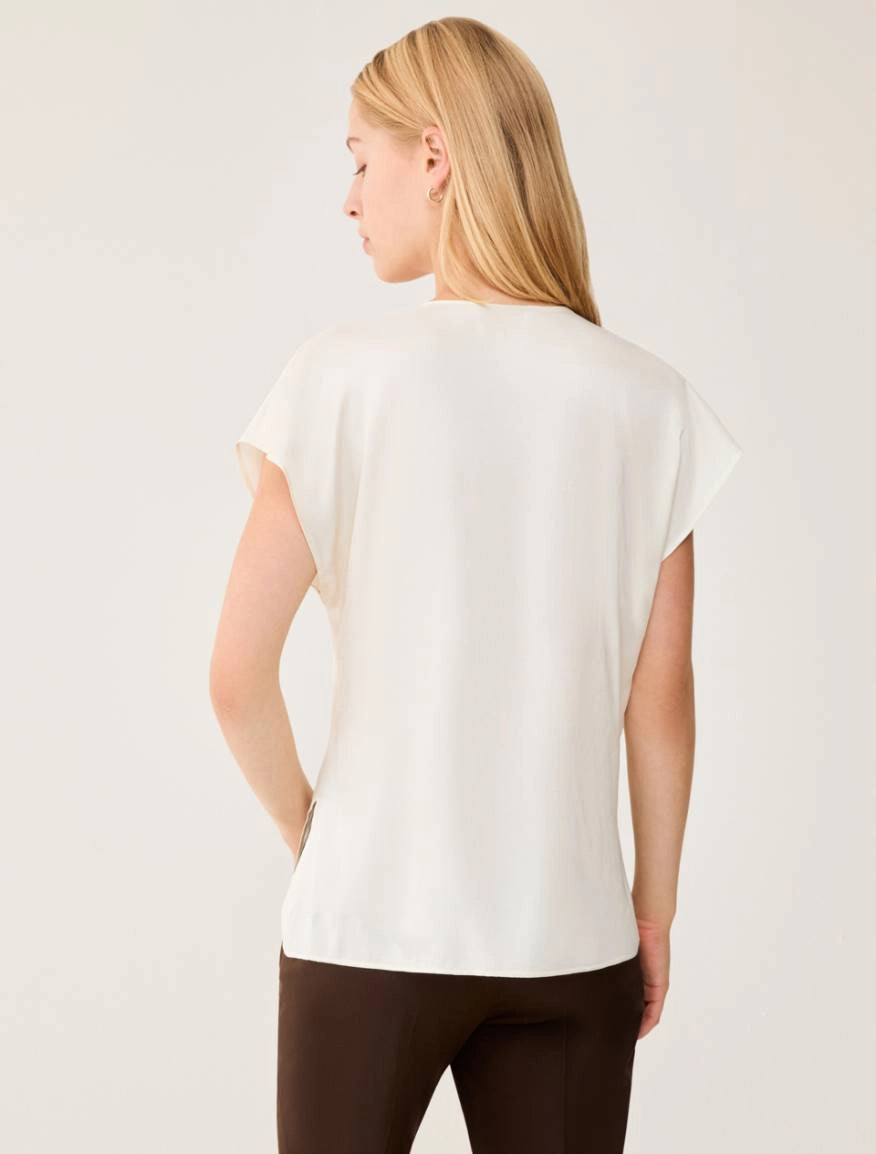 PENNYBLACK camicia donna scollo V viscosa PBBCHIFFON 2611161053200 001 AVORIO estate 2026