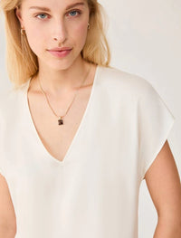 Thumbnail for PENNYBLACK camicia donna scollo V viscosa PBBCHIFFON 2611161053200 001 AVORIO estate 2026