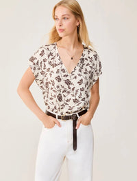 Thumbnail for PENNYBLACK camicia donna scollo V viscosa PBBCHIFFON 2611161053200 011 PANNA MARRONE estate 2026