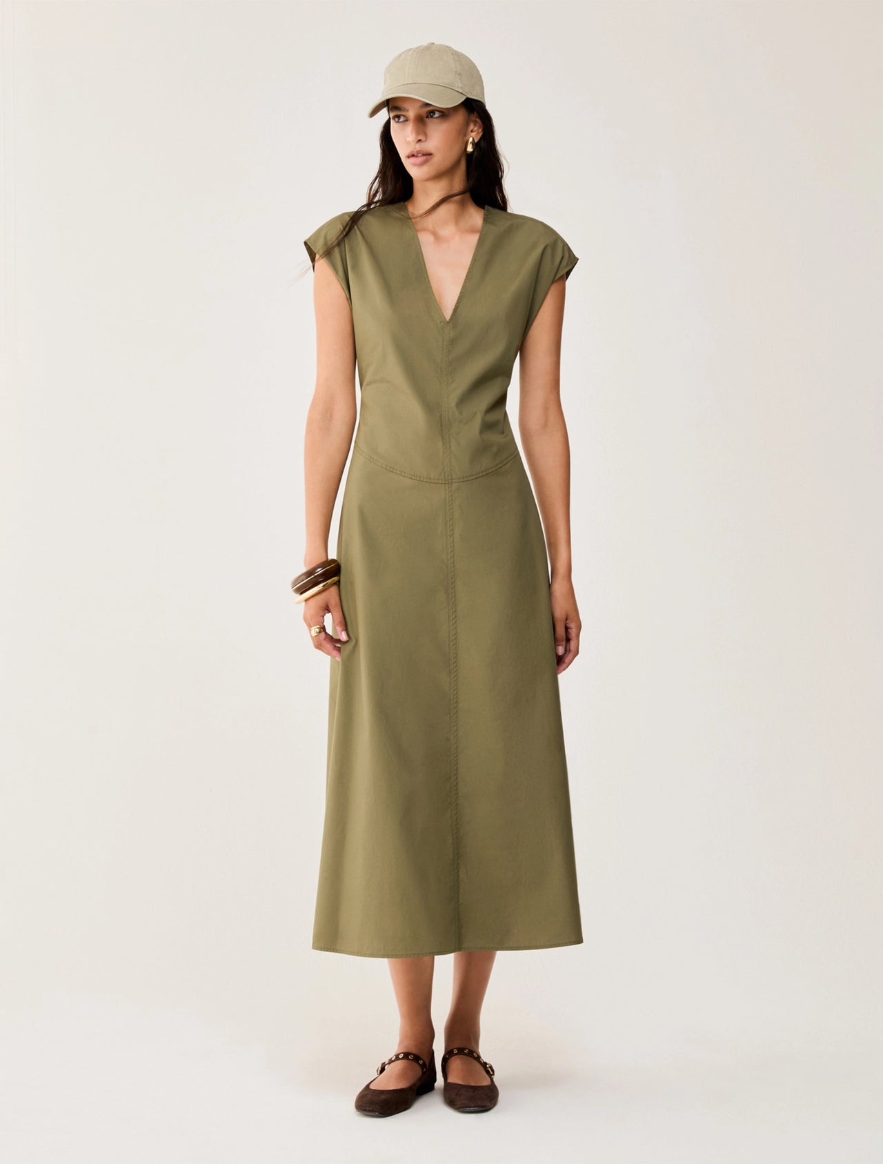 PENNYBLACK abito donna longuette cotone PBBGOMMOSO 2611221173200 011 VERDE estate 2026