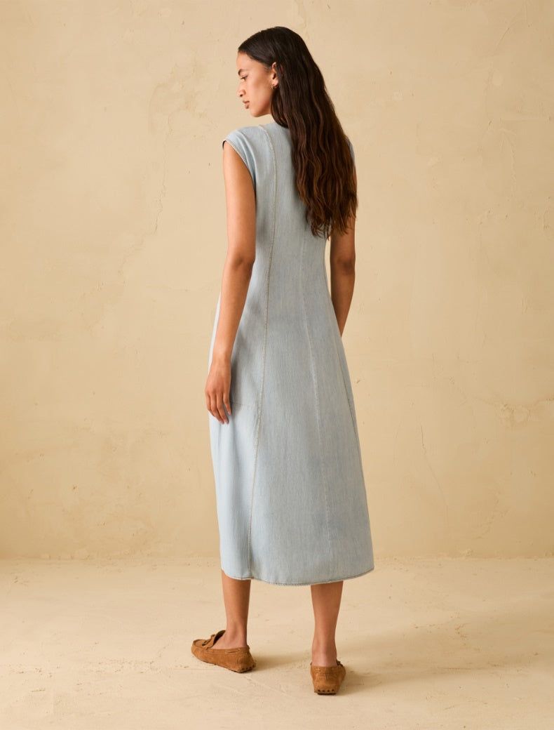 PENNYBLACK abito donna longuette denim PBBMEMO 2611221253200 001 CELESTE estate 2026