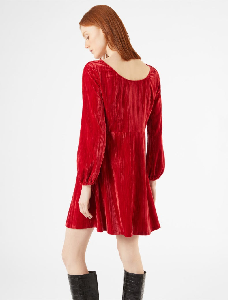 PENNYBLACK abito donna velluto VALANCE 2421226132200 002 ROSSO inverno 2024