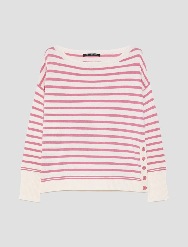 PENNYBLACK maglione donna viscosa cotone PBBPAVIDI 2611361083200 006 PANNA ROSA estate 2026