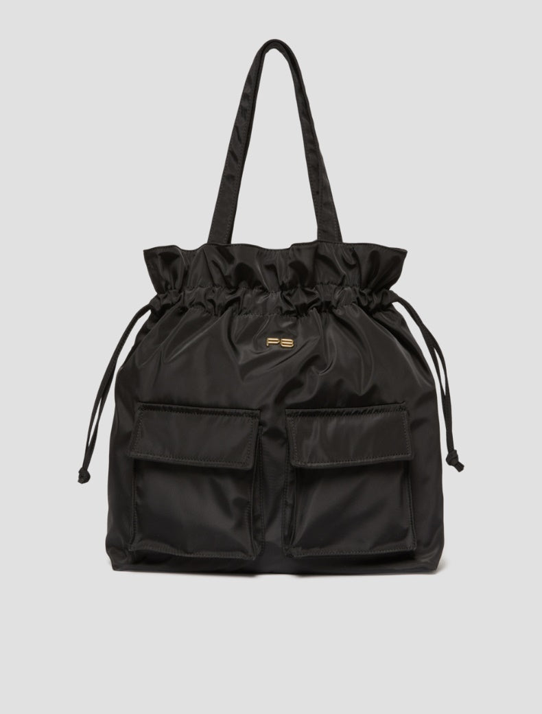 PENNYBLACK borsa donna shopper zaino large tessuto METELLO 2521516095200 002 NERO inverno 2025