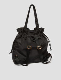 Thumbnail for PENNYBLACK borsa donna shopper zaino large tessuto METELLO 2521516095200 002 NERO inverno 2025