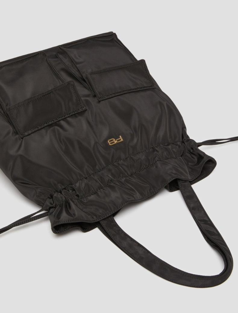 PENNYBLACK borsa donna shopper zaino large tessuto METELLO 2521516095200 002 NERO inverno 2025