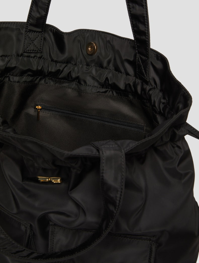 PENNYBLACK borsa donna shopper zaino large tessuto METELLO 2521516095200 002 NERO inverno 2025