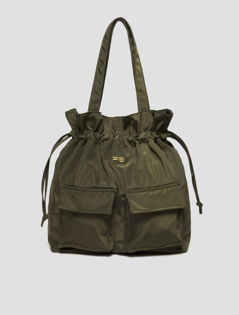 PENNYBLACK borsa donna shopper zaino large tessuto METELLO 2521516095200 003 VERDE inverno 2025