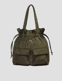 Thumbnail for PENNYBLACK borsa donna shopper zaino large tessuto METELLO 2521516095200 003 VERDE inverno 2025