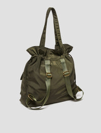 Thumbnail for PENNYBLACK borsa donna shopper zaino large tessuto METELLO 2521516095200 003 VERDE inverno 2025