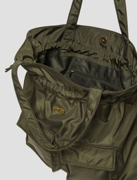 Thumbnail for PENNYBLACK borsa donna shopper zaino large tessuto METELLO 2521516095200 003 VERDE inverno 2025