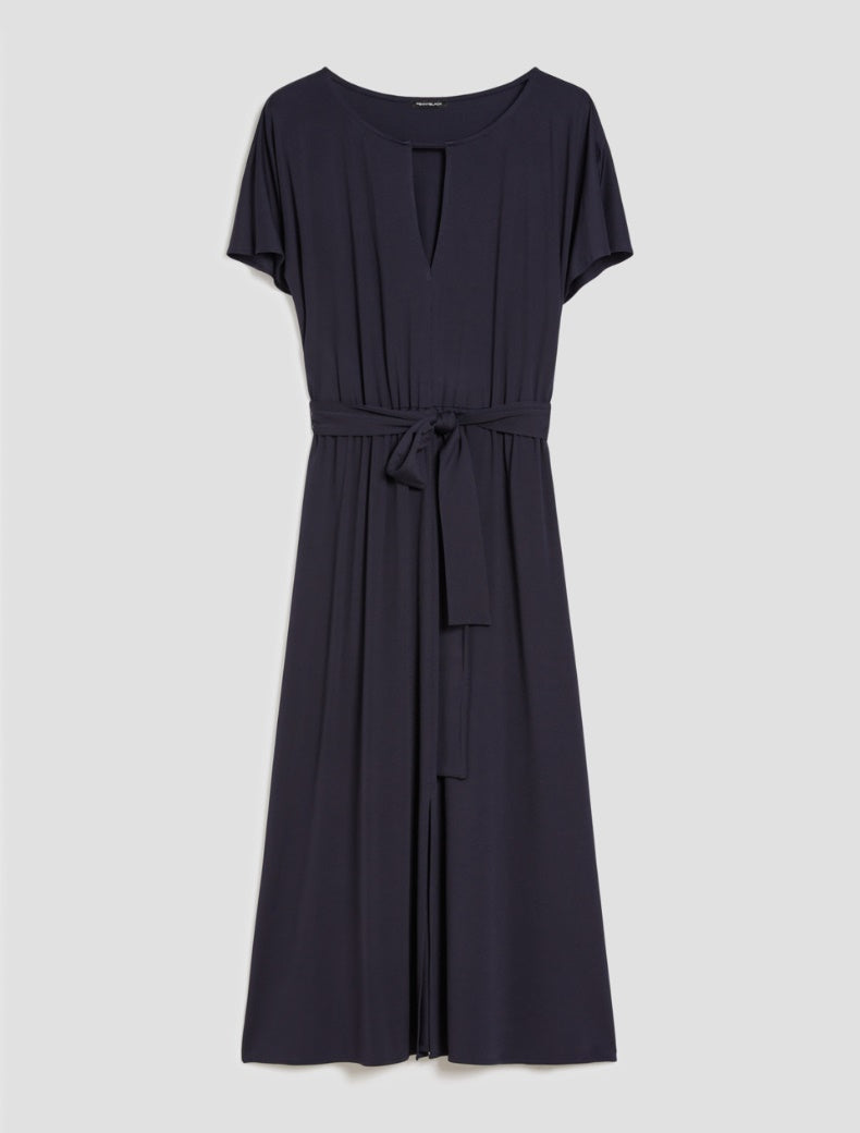 PENNYBLACK abito donna longuette viscosa manica kimono ROVIGO 2511621146200 004 BLU estate 2025
