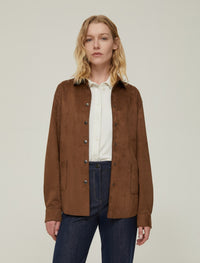 Thumbnail for PENNYBLACK giacca donna camicia jersey BRESCIA 2521916116270 001 MARRONE inverno 2025