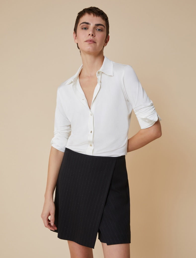 PENNYBLACK camicia donna jersey viscosa GRILL 2511951016200 001 PANNA estate 2025