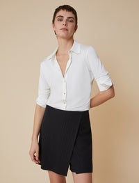 Thumbnail for PENNYBLACK camicia donna jersey viscosa GRILL 2511951016200 001 PANNA estate 2025