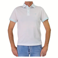 Thumbnail for HARMONT&BLAINE polo uomo manica corta cotone LRQ490 021148 100 BIANCO estate 2026