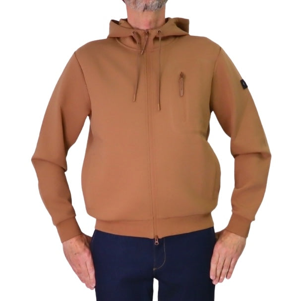 PEUTEREY felpa uomo cappuccio full-zip PARKER 03 PEU579799012177 466 COCCIO estate 2026