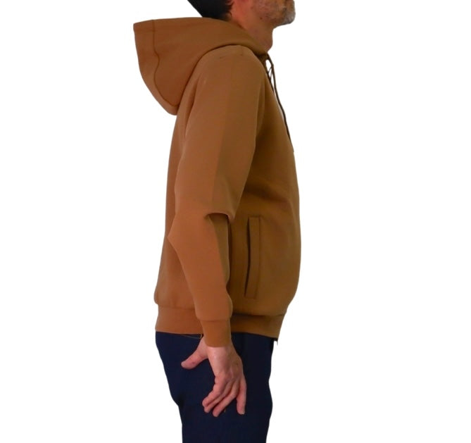 PEUTEREY felpa uomo cappuccio full-zip PARKER 03 PEU579799012177 466 COCCIO estate 2026