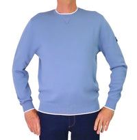 Thumbnail for PEUTEREY maglione uomo girocollo cotone RUBJERG PEU550699012180 258 CELESTE estate 2026