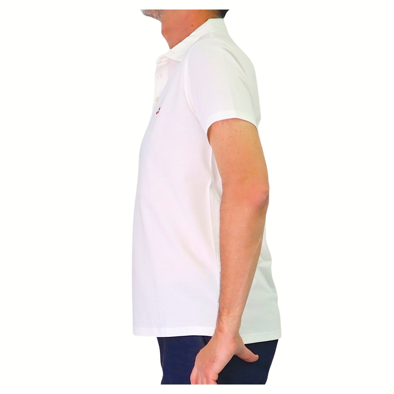 PEUTEREY polo uomo cotone seta MEZZOLA 02 PEU547199012182 730 PANNA estate 2026