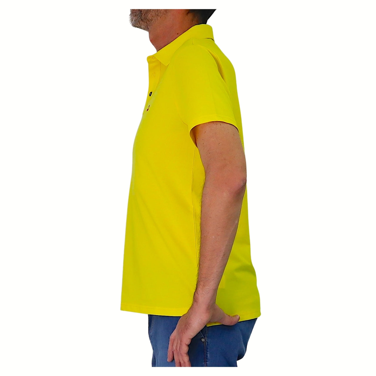PEUTEREY polo uomo cotone seta MEZZOLA 02 PEU547199012182 519 GIALLO estate 2026
