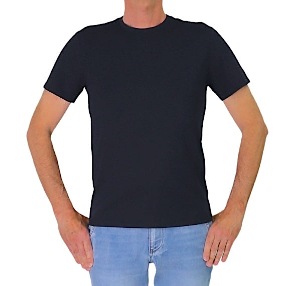 PEUTEREY  t-shirt uomo girocollo cotone seta ZOLE 02 PEU547099012182 NERO estate 2026