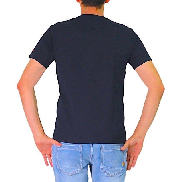 PEUTEREY  t-shirt uomo girocollo cotone seta ZOLE 02 PEU547099012182 NERO estate 2026