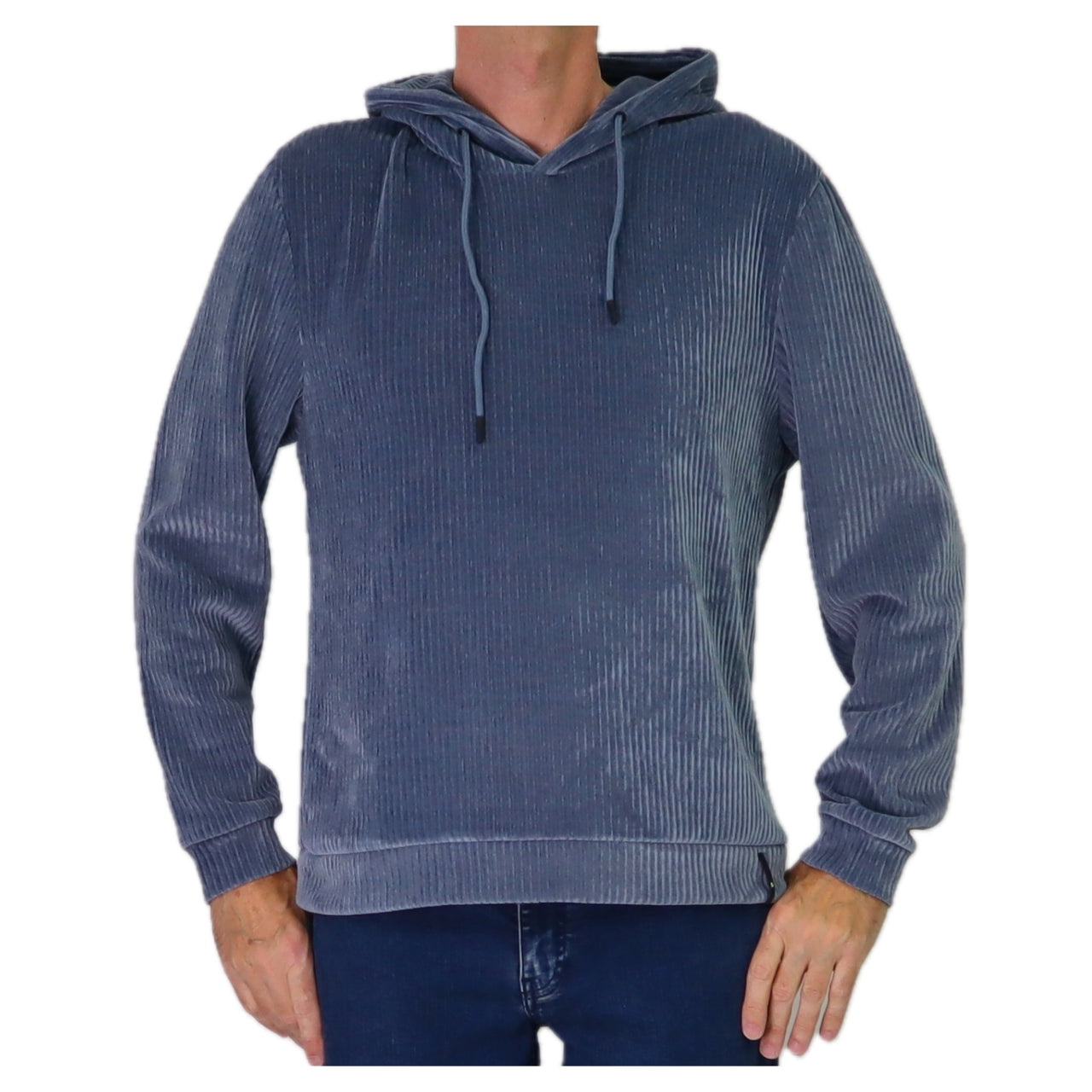 SH ZERO felpa uomo cappuccio ciniglia coste F CORDUROY HOOD 4F4110 CARTA da ZUCCHERO  inverno 2025
