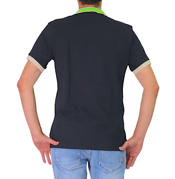 PEUTEREY polo uomo cotone NEW SELANDINA STR 04 PEU580399011991 215 BLU estate 2026