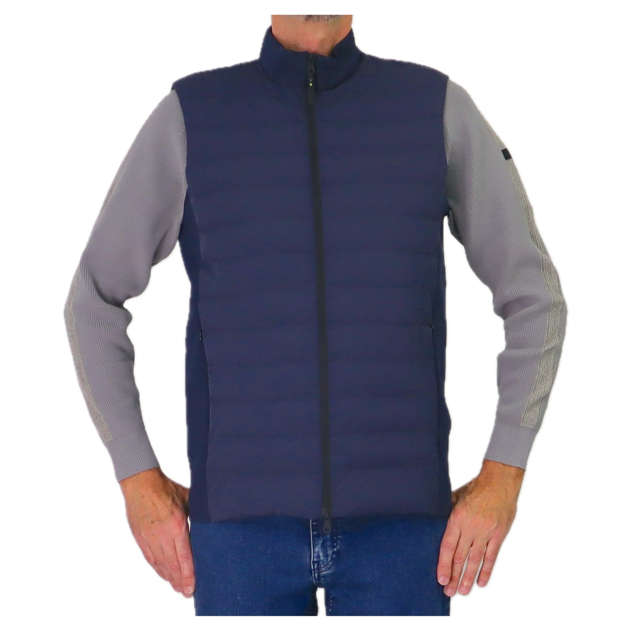 SH ZERO gilet uomo smanicato 100 grammi HYBRID GILET 4C4506 NAVY BLU inverno 2025