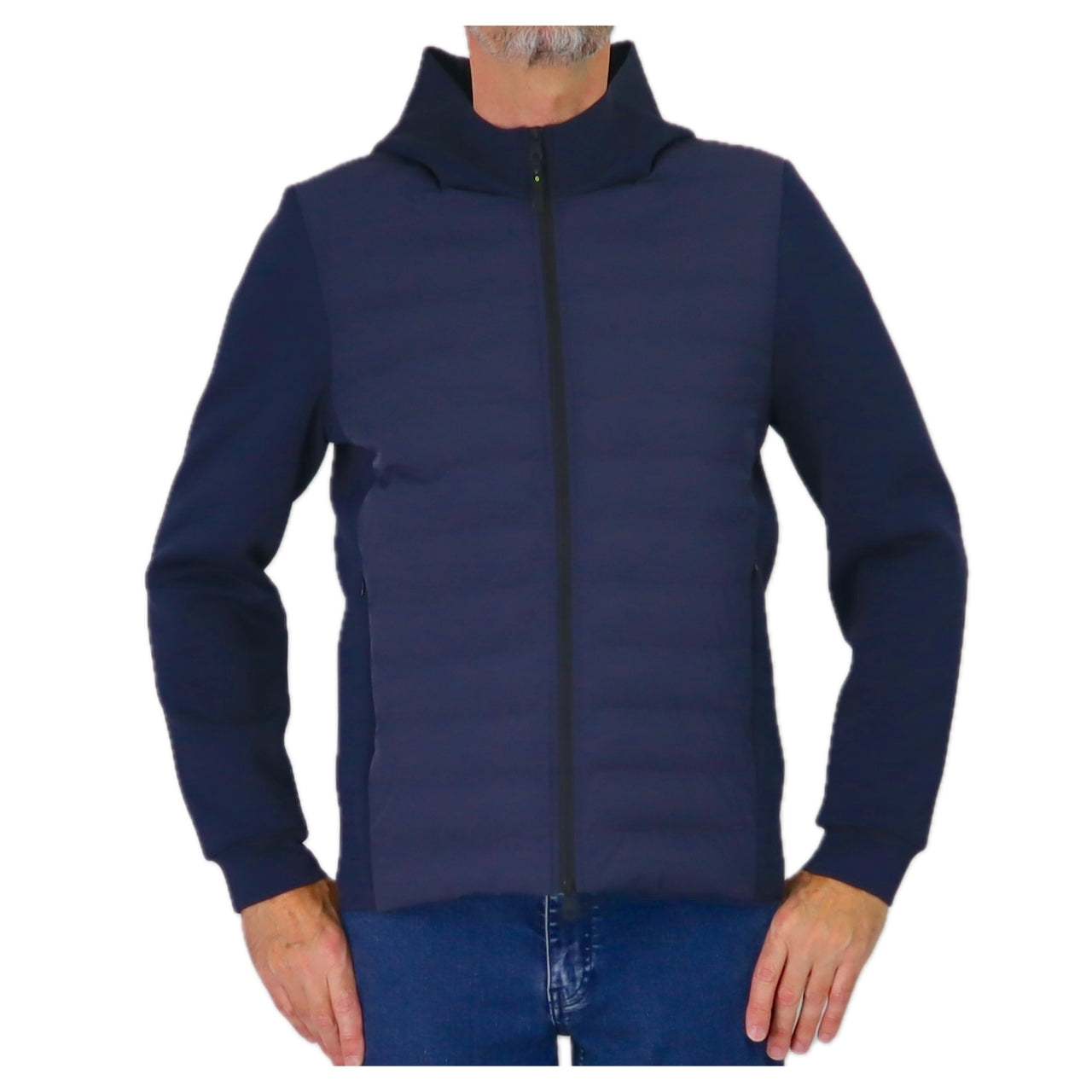 SH ZERO giubbotto uomo cappuccio 100 grammi HYBRID HOOD 4C3906 NAVY BLU inverno 2025