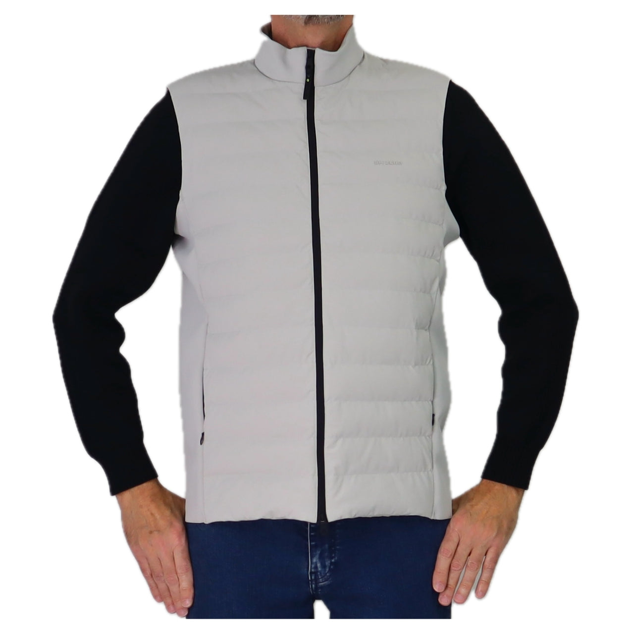 SH ZERO gilet uomo smanicato 100 grammi HYBRID GILET 4C4502 MOON GRIGIO GHIACCIO inverno 2025