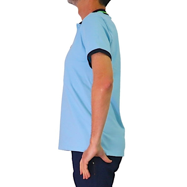 PEUTEREY polo uomo cotone NEW SELANDINA STR 04 PEU580399011991 290 CELESTE estate 2026