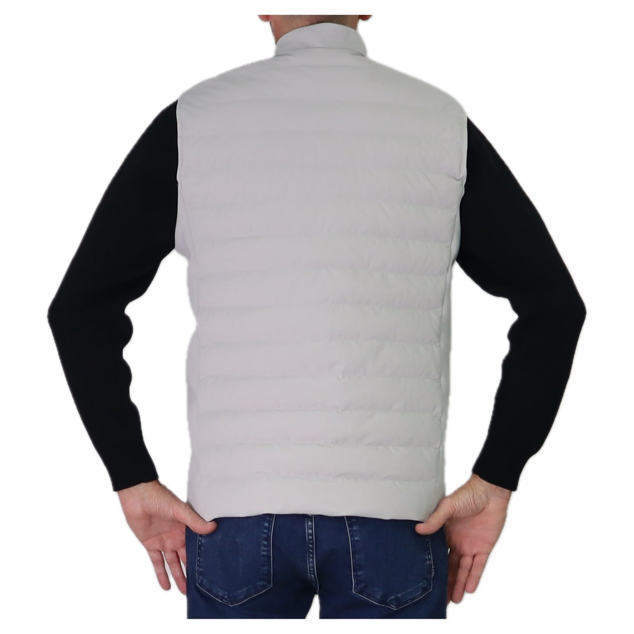 SH ZERO gilet uomo smanicato 100 grammi HYBRID GILET 4C4502 MOON GRIGIO GHIACCIO inverno 2025